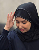 شال کشی (کویتی)نگین دار مشکی