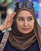شال کشی (کویتی)نگین دار قهوه ای