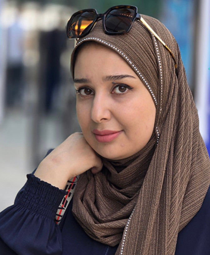 شال کشی (کویتی)نگین دار قهوه ای